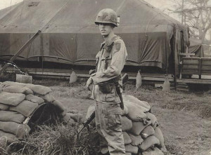 Grimes at base camp 1968