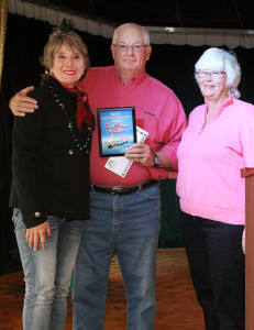 Don McPherson took home the Best Service Club Organization Award for the sailboats. Jillian Danielson/RiverScene 