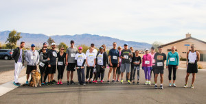 Runners line up to participate in the 5k Saturday morning. Rick Powell/RiverScene 