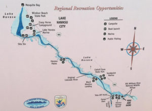 A map of the Bill Williams Refuge Area. Jillian Danielson/RiverScene 