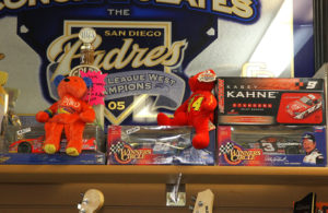 Items sit behind the counter for sale at Wimpy's Pawn. Jillian Danielson/RiverScene 