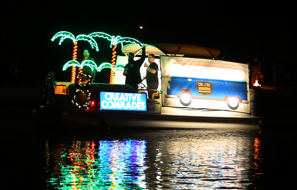 boat parade of lights 2018