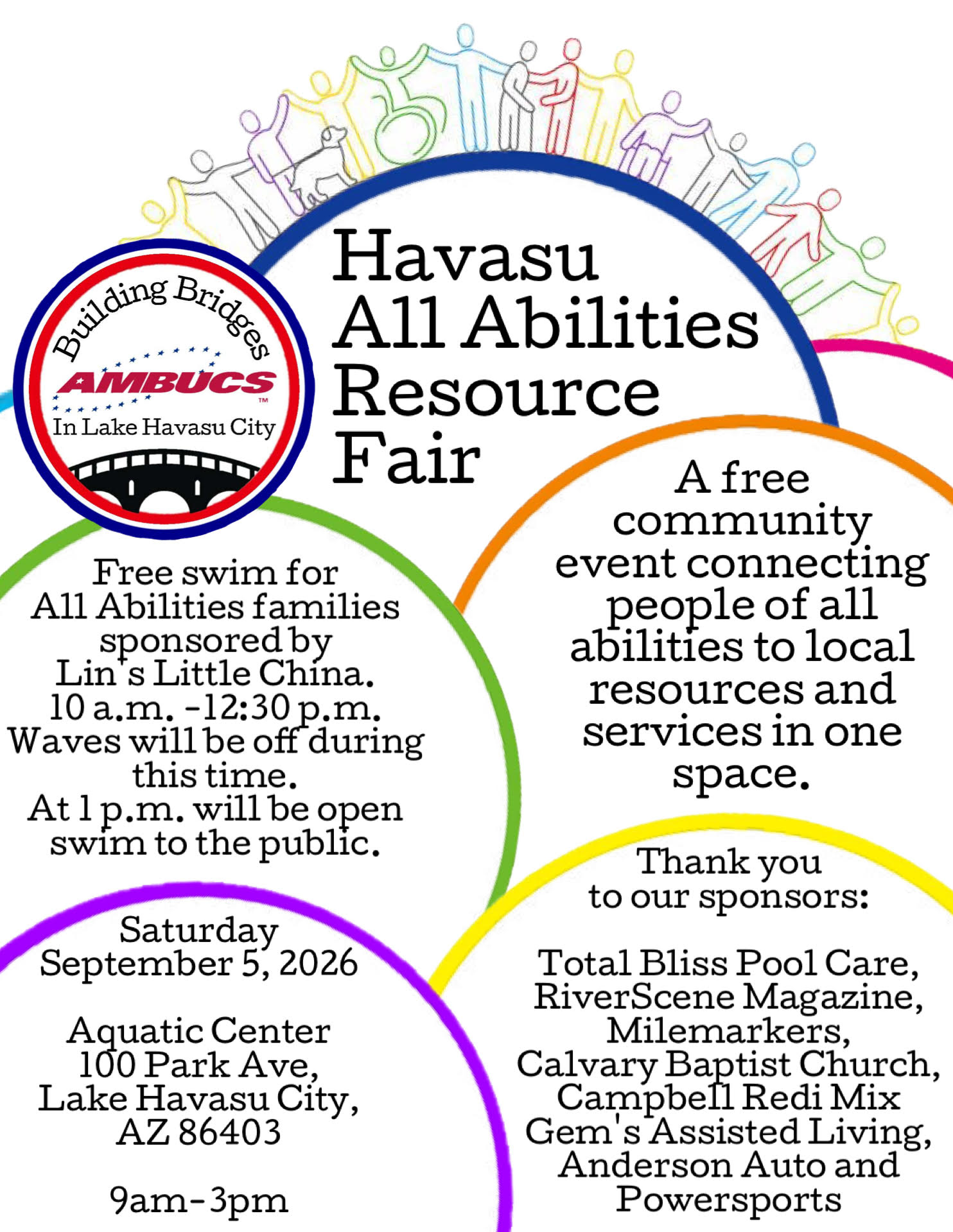 2026 Havasu All Abilities Resource Fair flyer