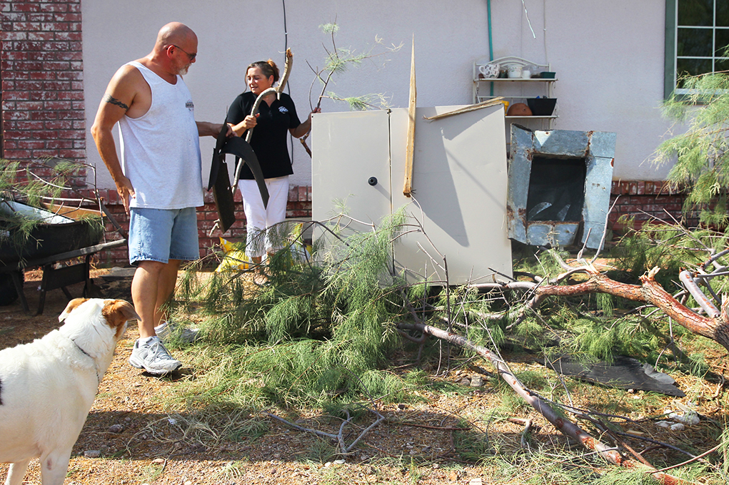 Monsoon Storm Causes Damage in Crystal Beach