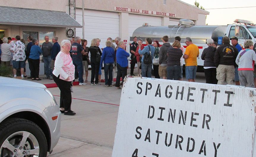 Desert Hills Fire District Auxiliary Spaghetti Dinner