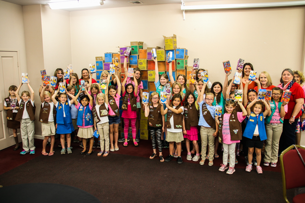 Lake Havasu Girl Scouts Donate To Military Moms