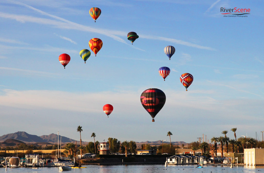 Rotary Park is one of the more popular spots to view the hot air balloons during the Havasu Balloon Festival every January. Jillian Danielson/RiverScene 