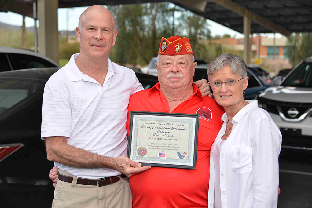 Local Veteran Honored For 25 Years As Color Guard Captain