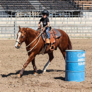 Three Cans Up Gymkhana-Final Round. SARA Park Rodeo Grounds. March 25, 2017 Ken Gallagher/RiverScene