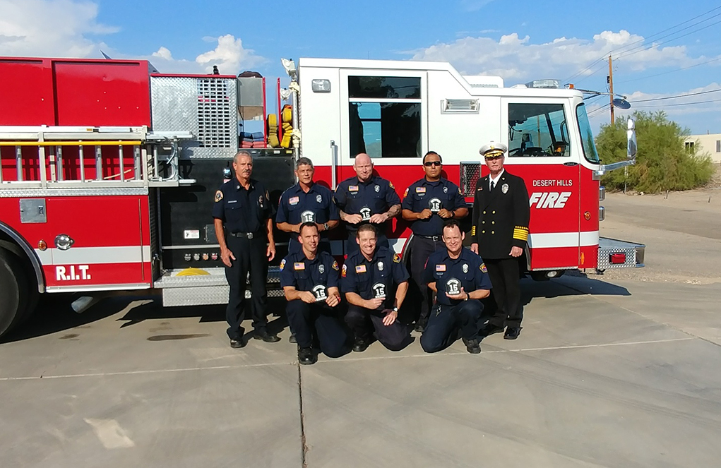 Desert Hills Firefighters Promoted