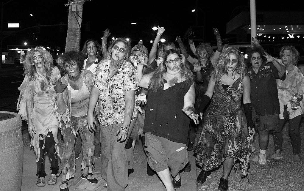 Zombies Crawl Main Street Pubs From One End To The Other