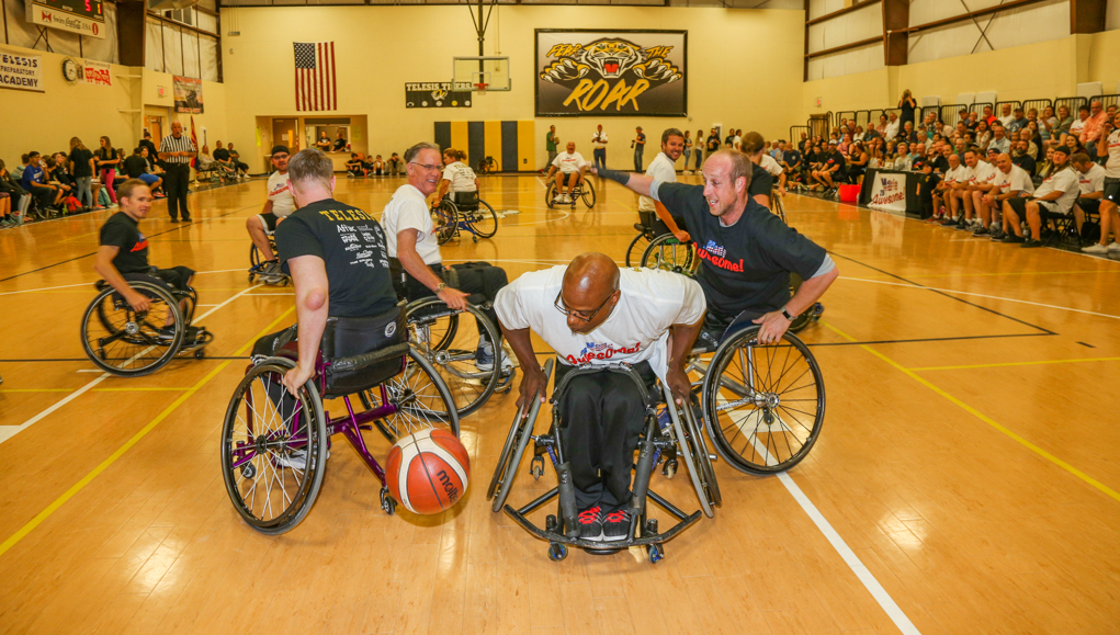 Telesis Hosts Wheelchair Basketball Game