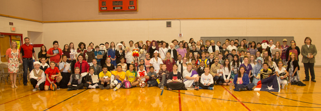 Thunderbolt Students Perform a Living Wax Museum