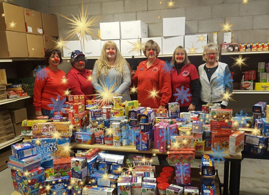 Marine Corps League Auxiliary Donates Food To H.A.V.E.N.