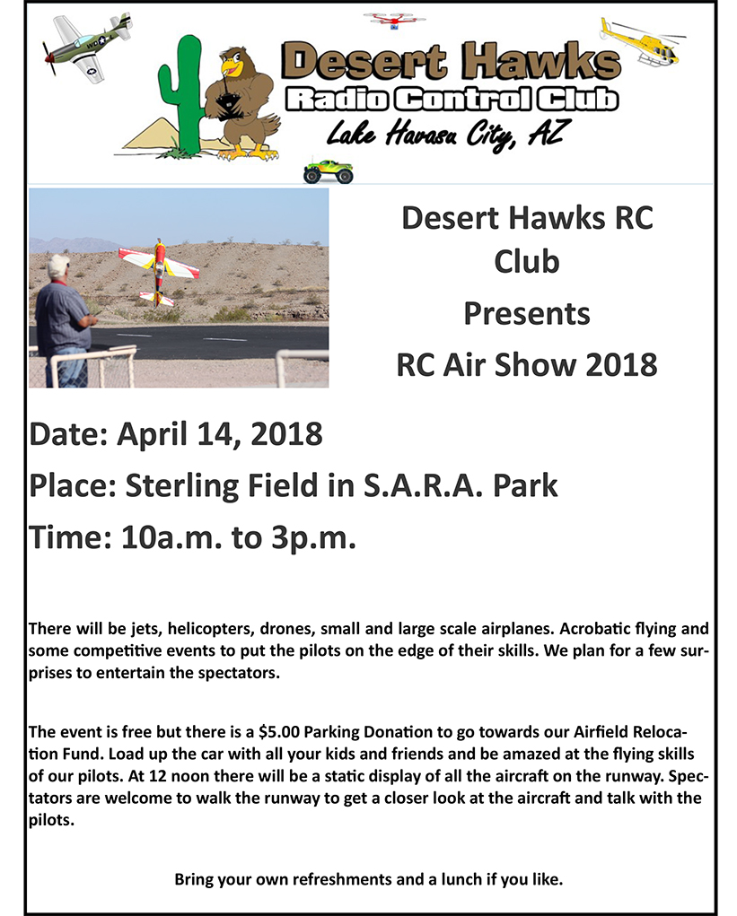 Desert Hawks RC Club Air Show