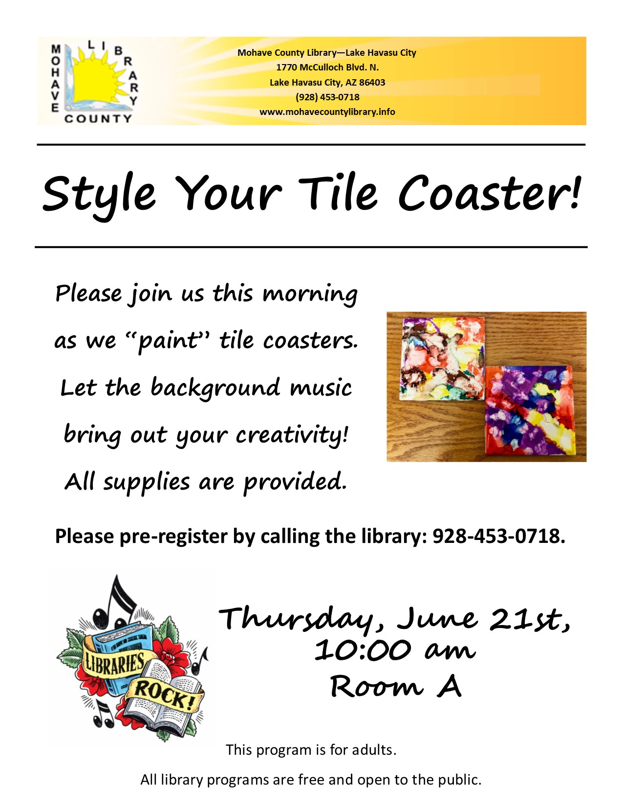 Style Your Tile Coaster
