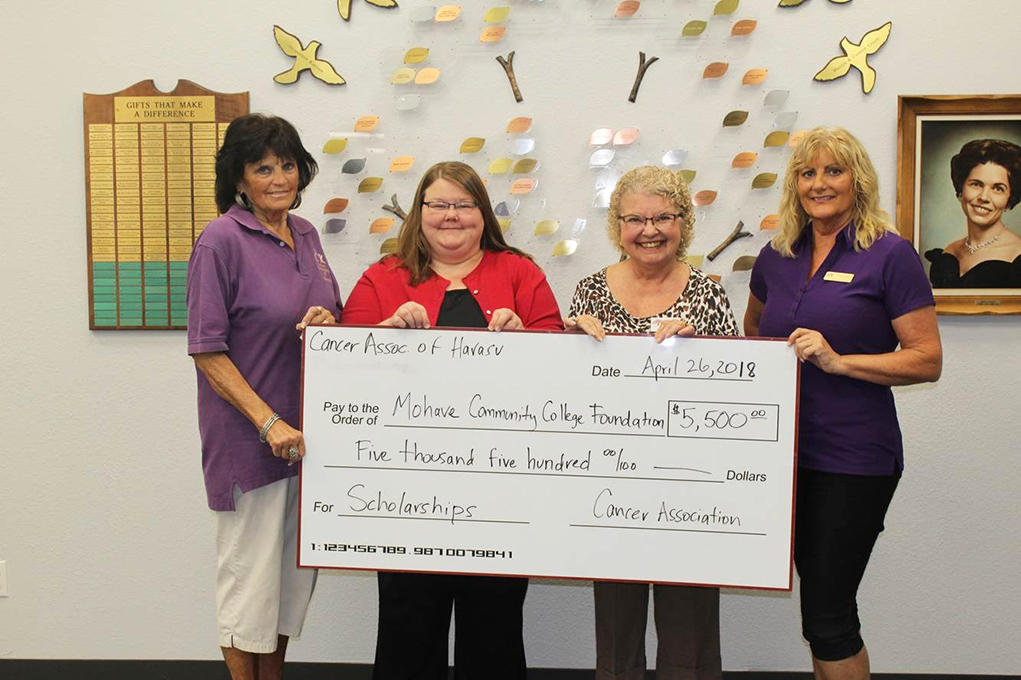 Cancer Association Donates $5,500 For MCC Nursing Scholorship