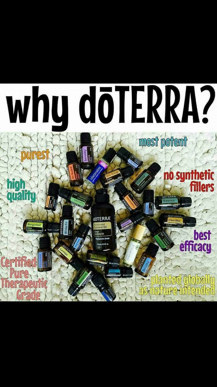 Learn about doTERRA Essential Oils- Receive a free oil if New to Class