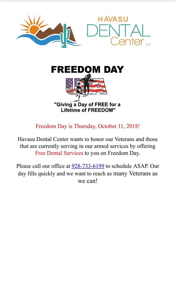 Havasu Dental Center Freedom Day