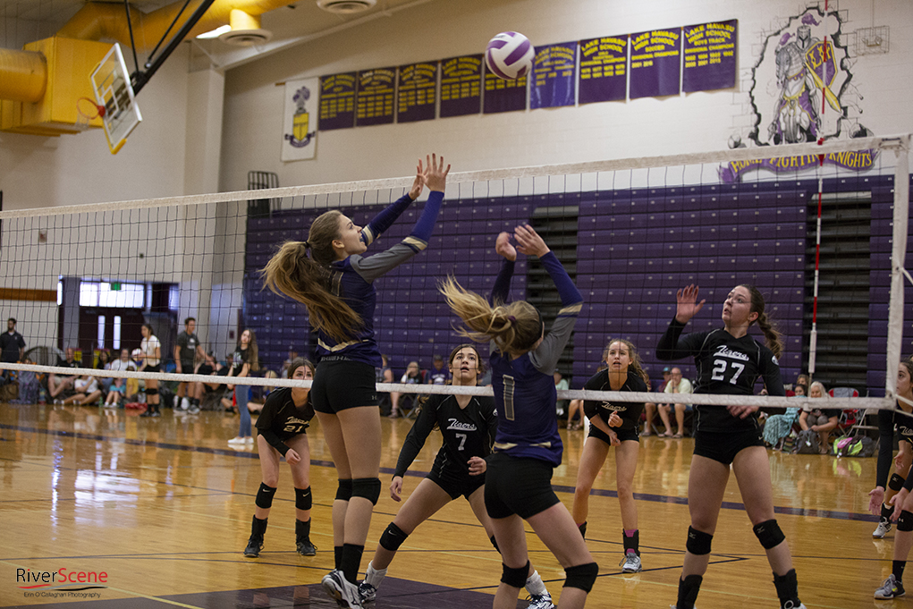 Knights Varsity Volleyball Team Comes Up Big In Mary Jo Goldey Tournament