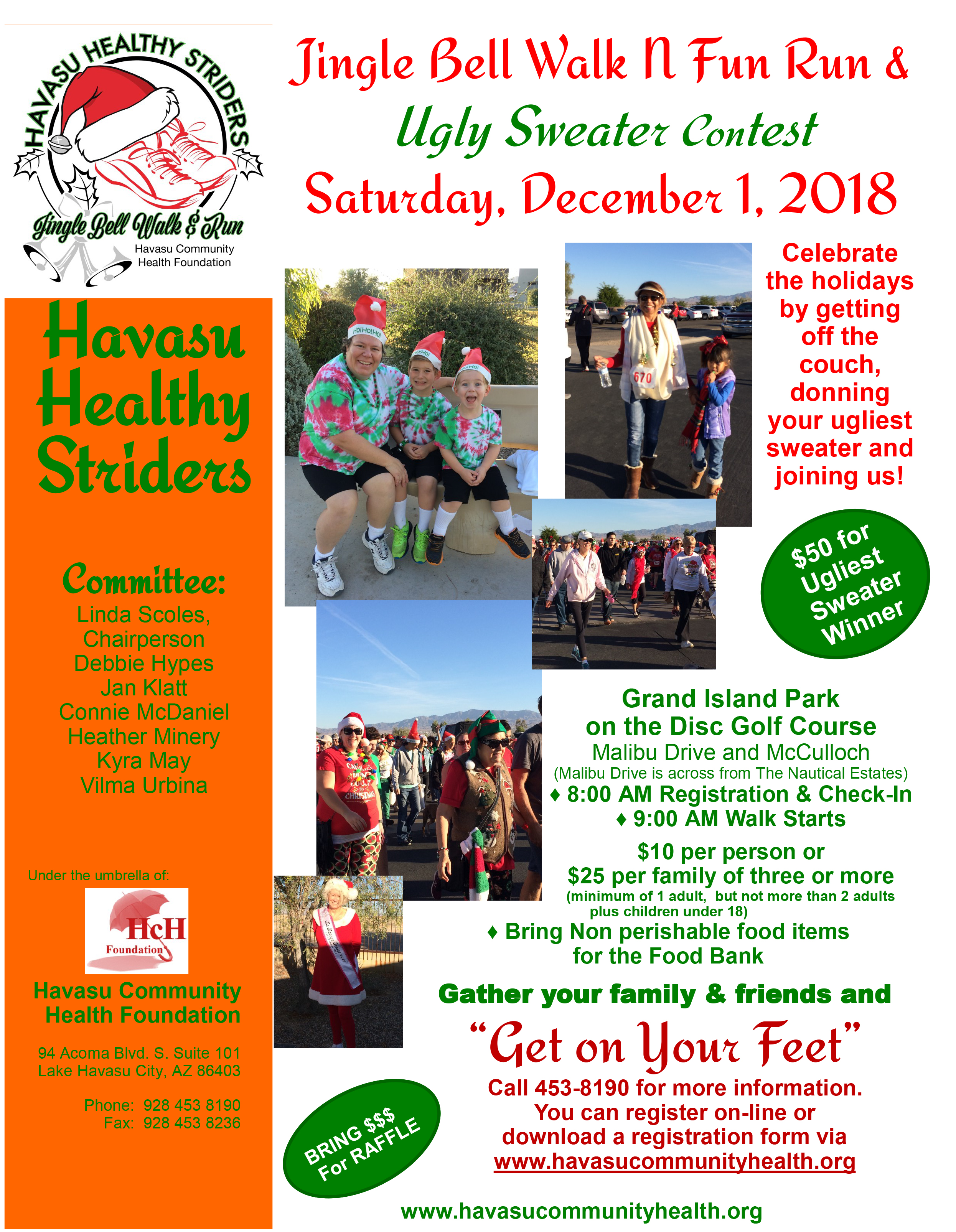 Jingle Bell Walk/Run and Ugly Sweater Contest