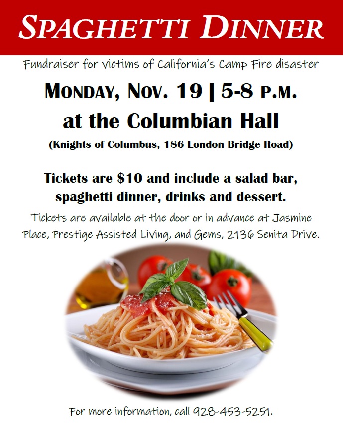 Spaghetti Benefit Dinner