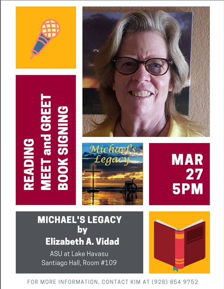 ASU Lake Havasu Meet and Greet Book Signing Elizabeth Vidad