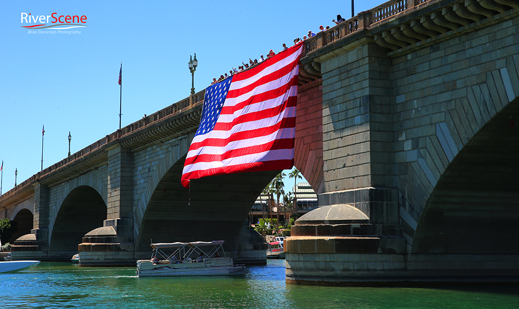 Patriotism Makes A Giant Impression In Lake Havasu City