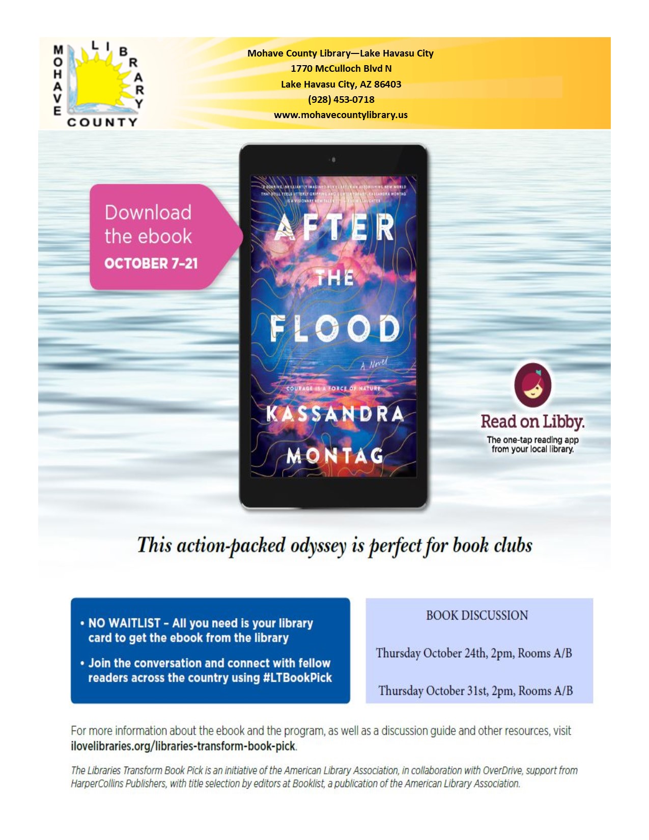 Libraries Transform Book Pick Book Discussion