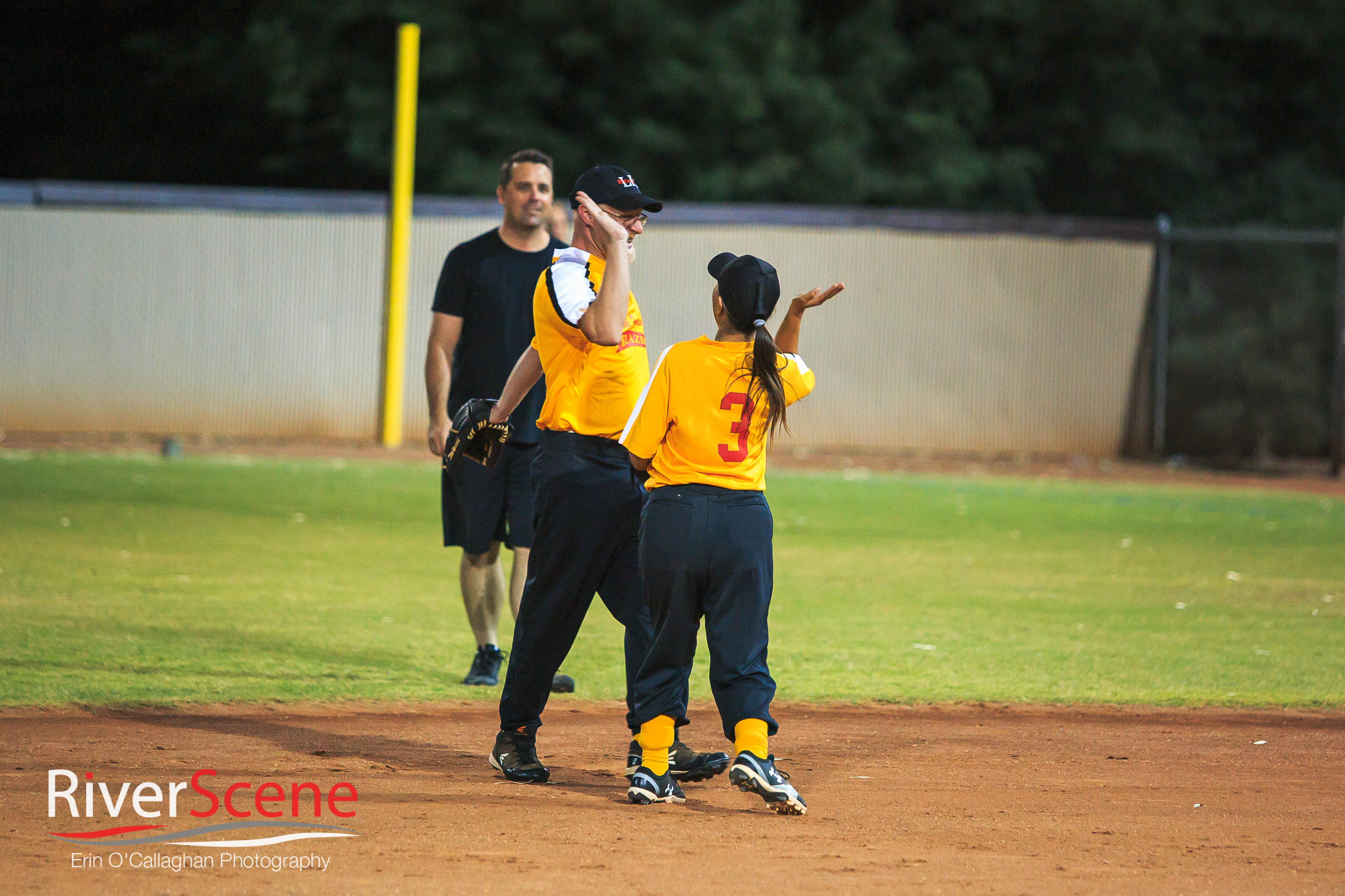 Special Olympians Show Softball Skills Against PD