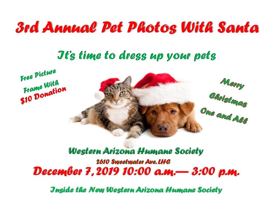 3rd Annual Pet Photos with Santa WAHS