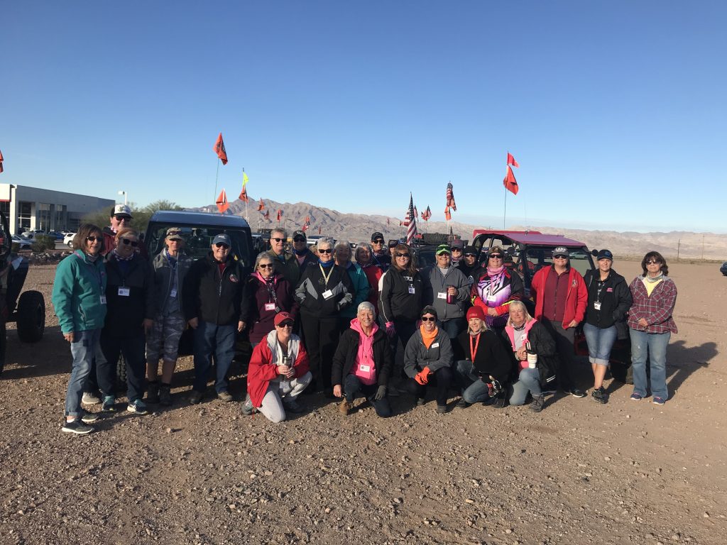 Side By Side Trail Association Riders Enjoy The Desert On Chix Ride