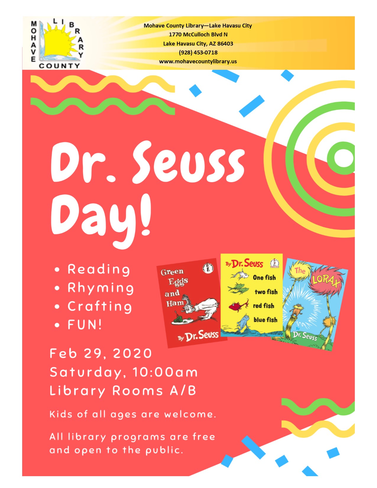 Dr. Seuss Day!