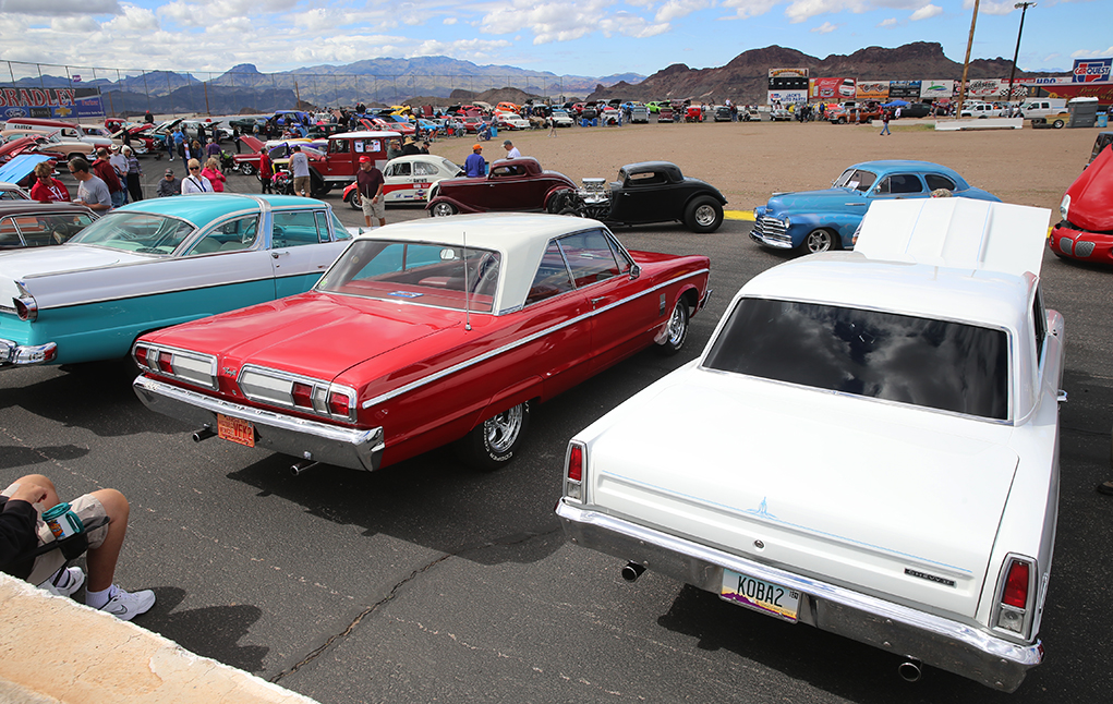 Car And Bike Fans Gathered For Crossroads Show Saturday