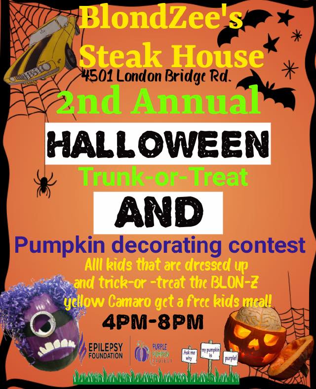 Trunk or Treat and Pumpkin Decorating Contest