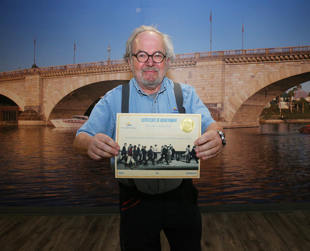 Visitor’s Center Unveils New Program To Recognize Those Who Have Walked The London Bridge In Havasu And In London