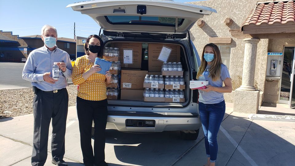 River Cities United Way Donates PPE To Hospice Of Havasu