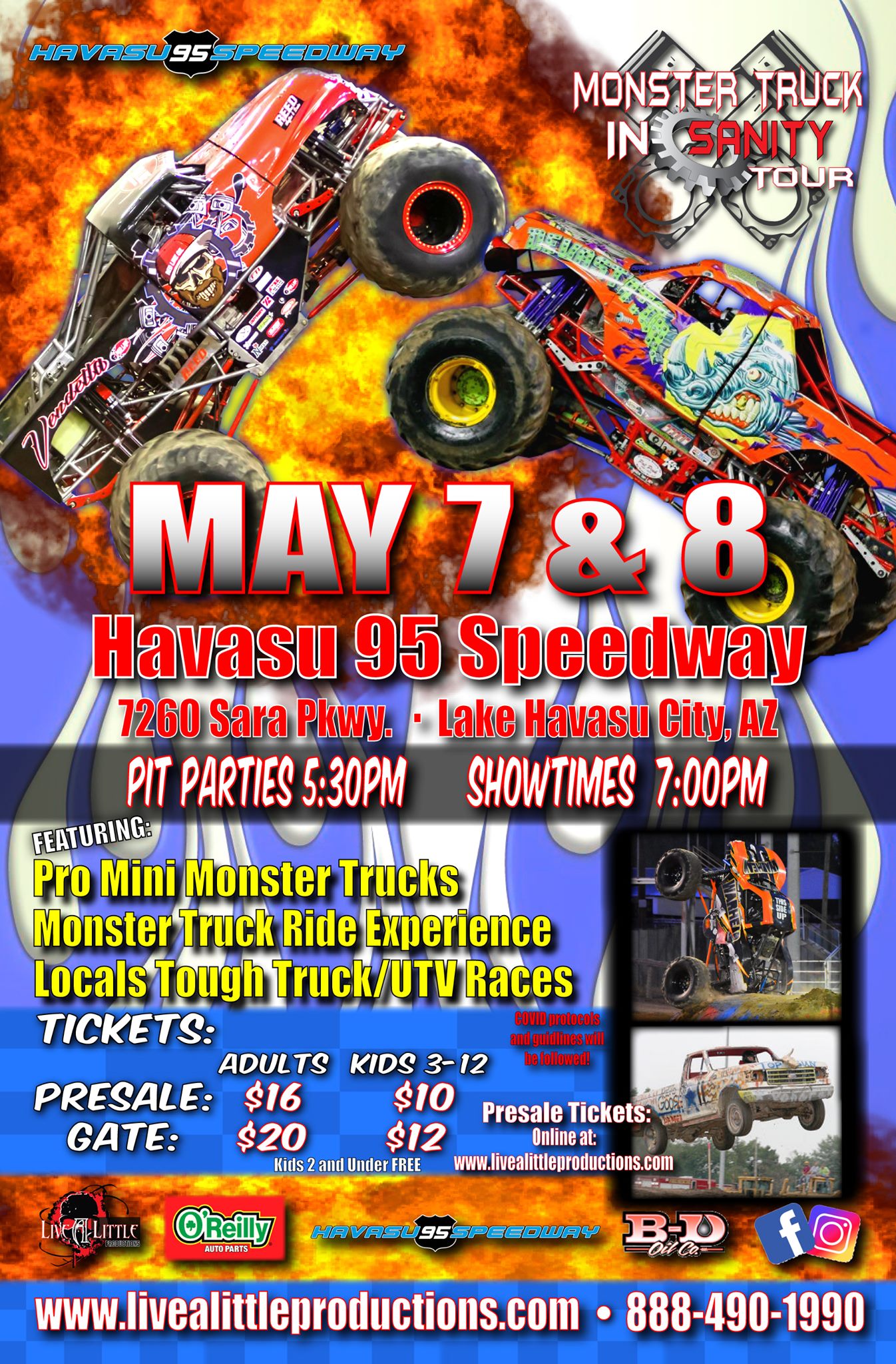 Monster Truck Insanity Tour – Garfield County Fair July 20-30, 2024