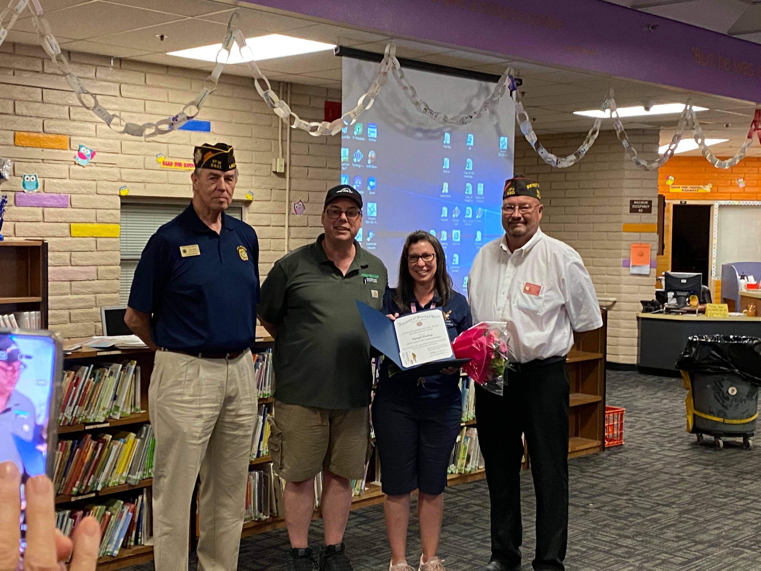 Oro Grande Classical Academy Teacher Honored By VFW