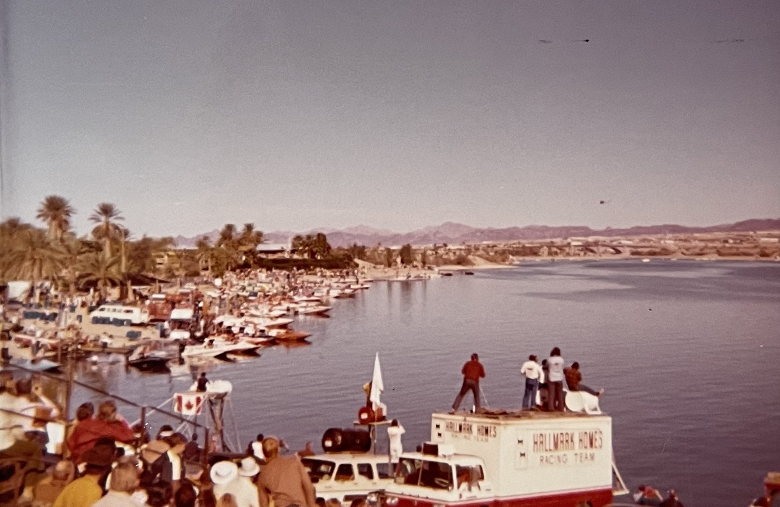 Outboard races in 1973. Photo courtesy Craig Gibbs.