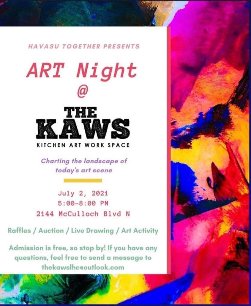 Art Night at the KAWS