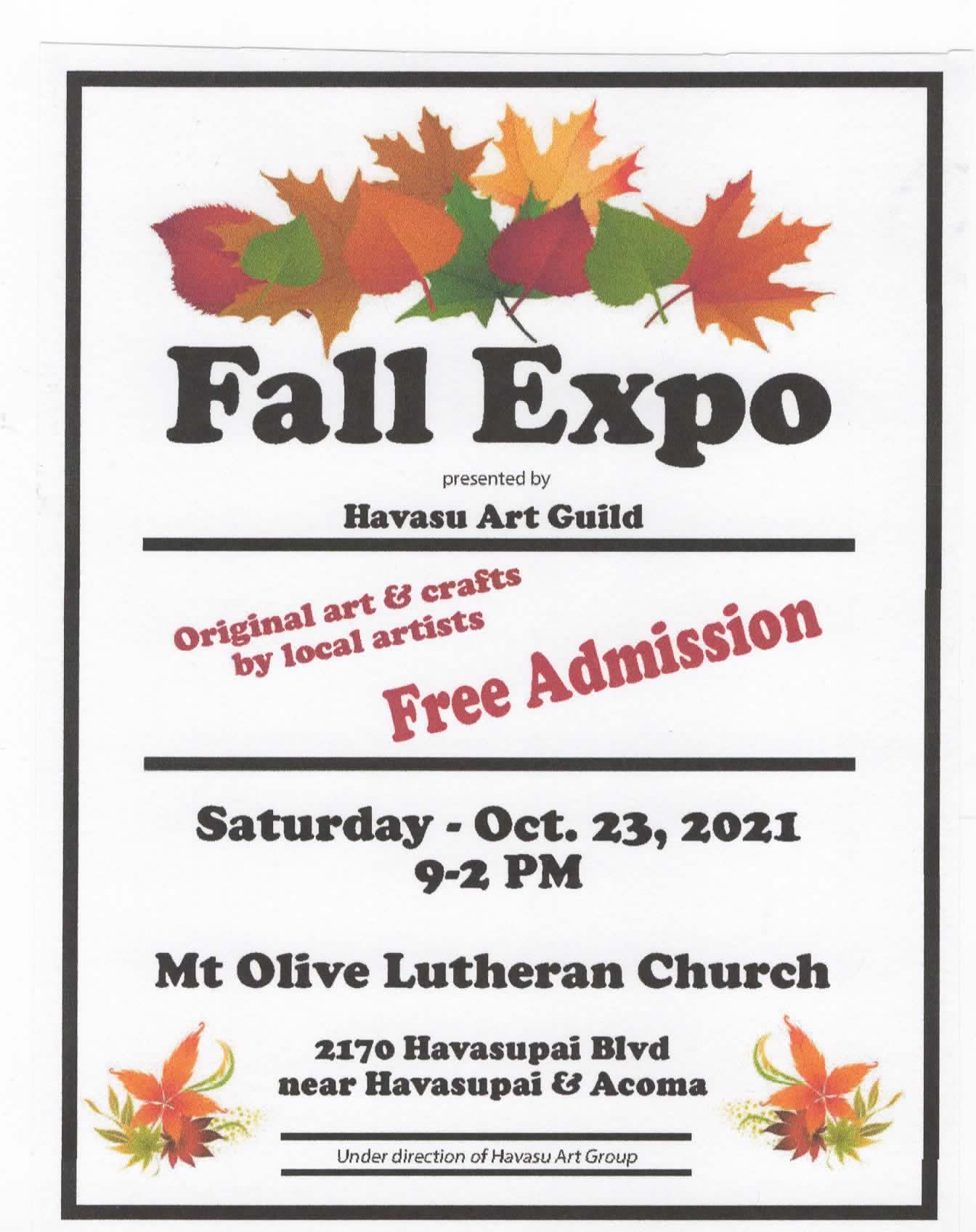 Havasu Art Guild Fall Expo