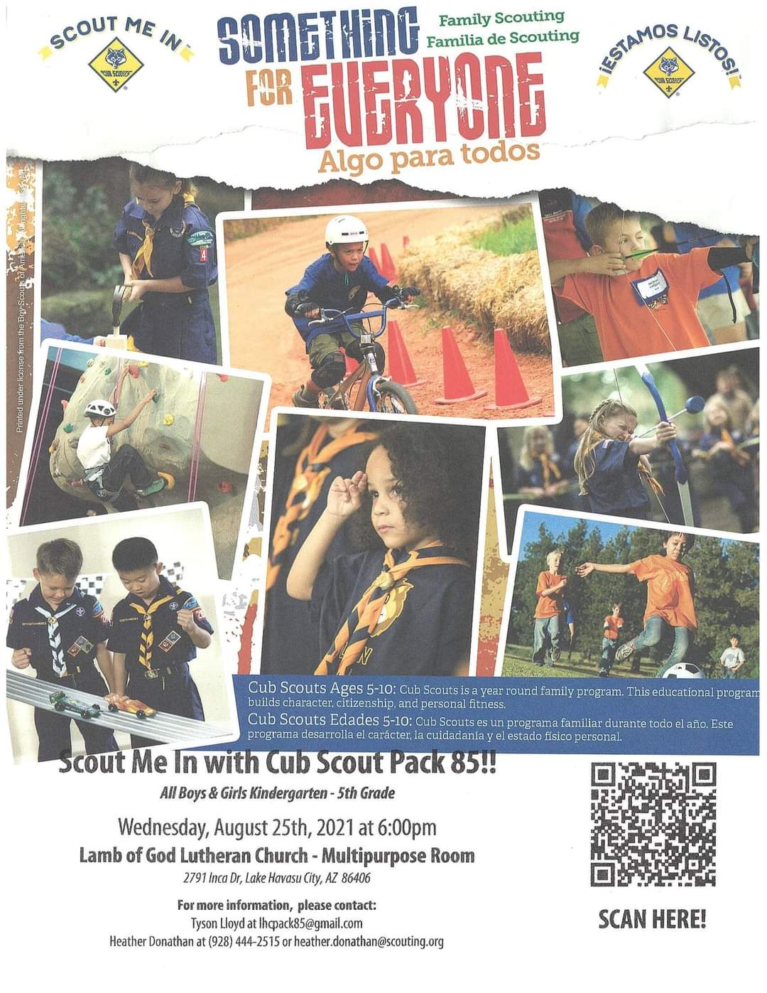 Cubscouts Recruitment Night