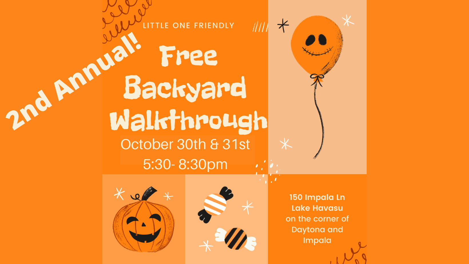 2nd Annual Little One Friendly Backyard Walk Through