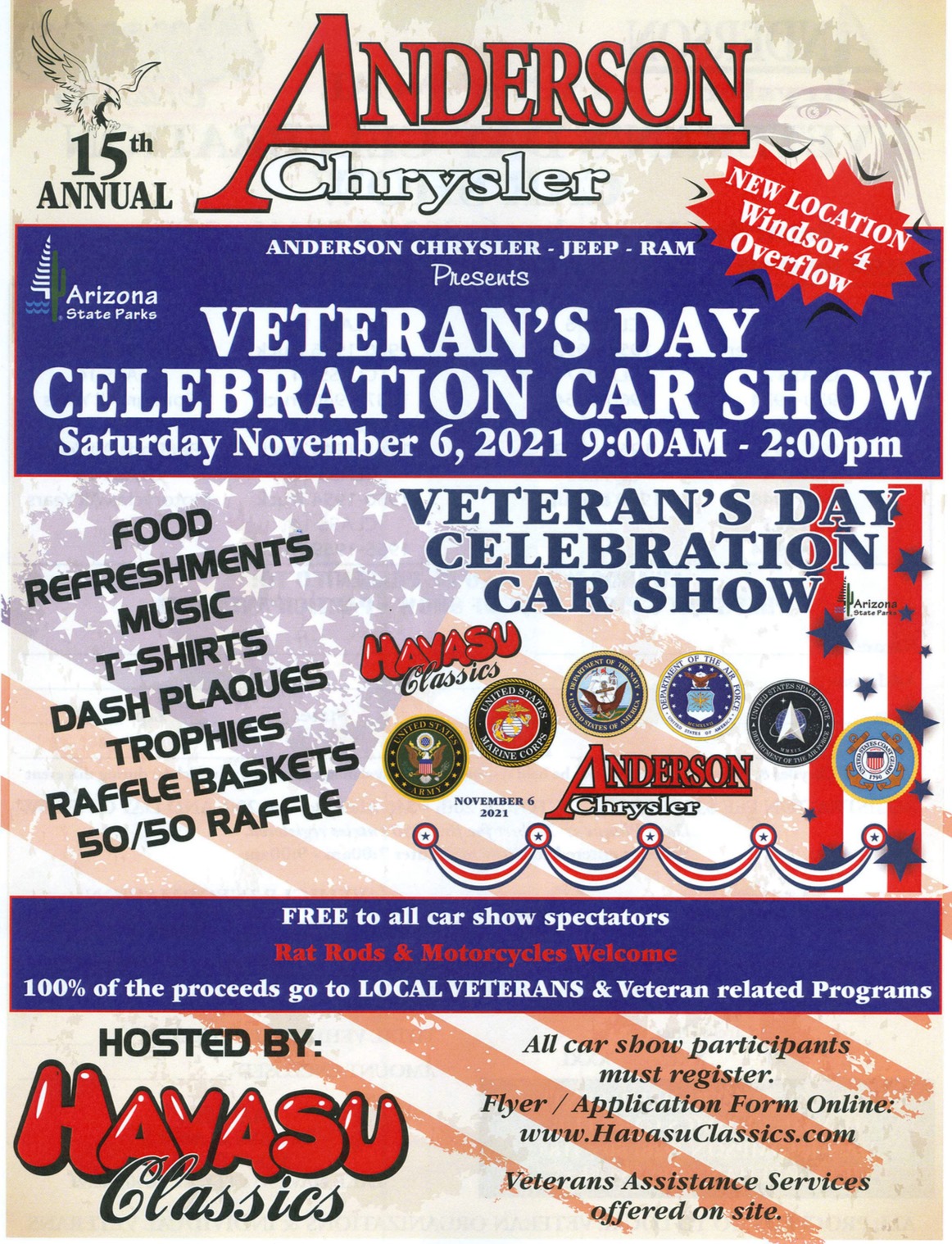 Anderson Chrysler’s Veterans Celebration Car Show