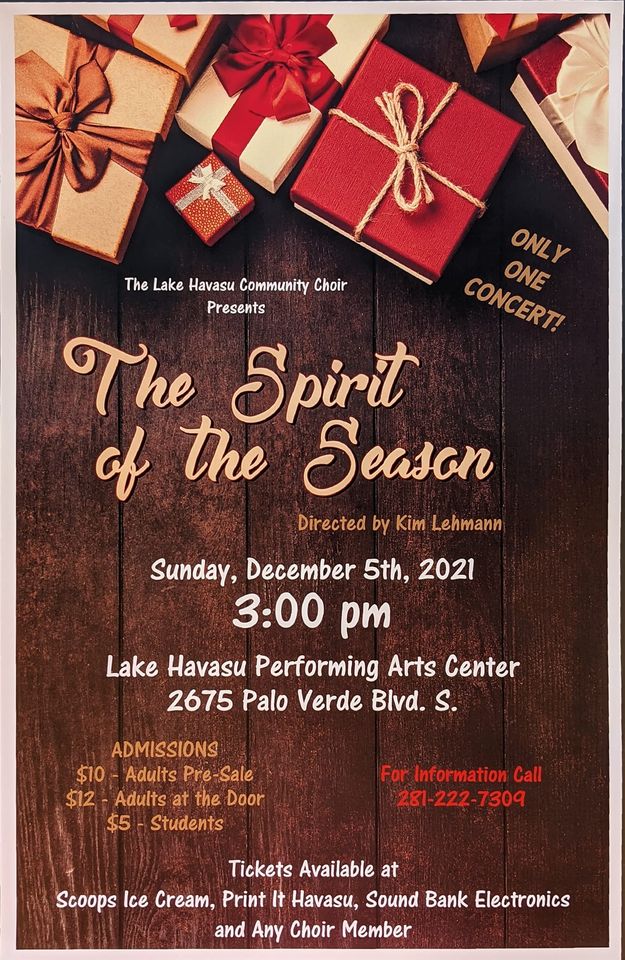 Winter Concert    The Spirit of the Season