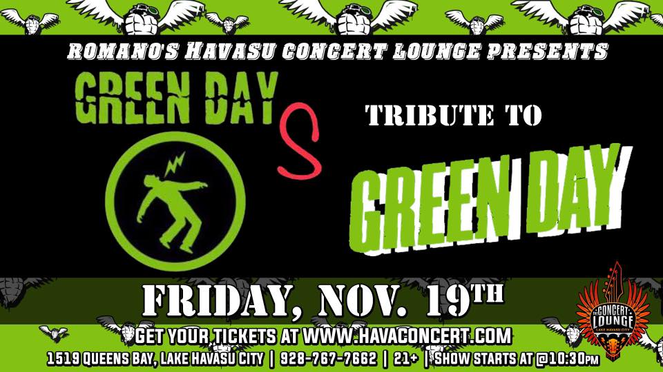 Havasu Concert Lounge Presents Green Days