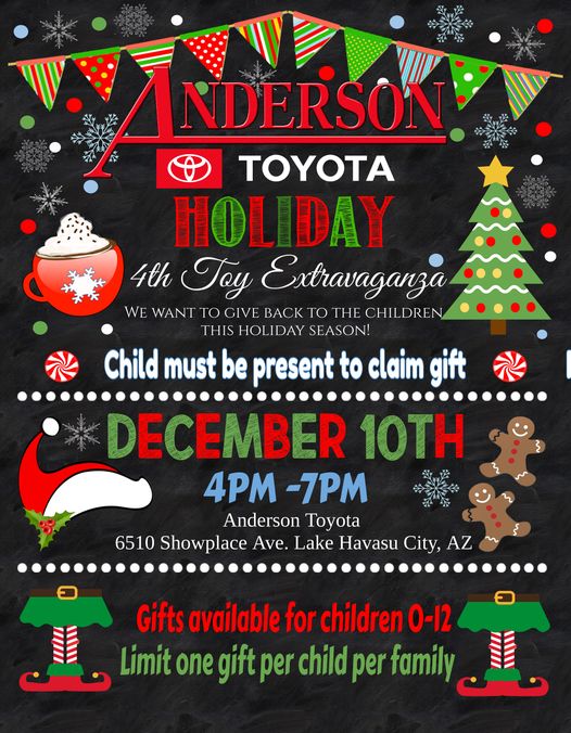 Anderson Toyota Holiday 4th Toy Extravaganza