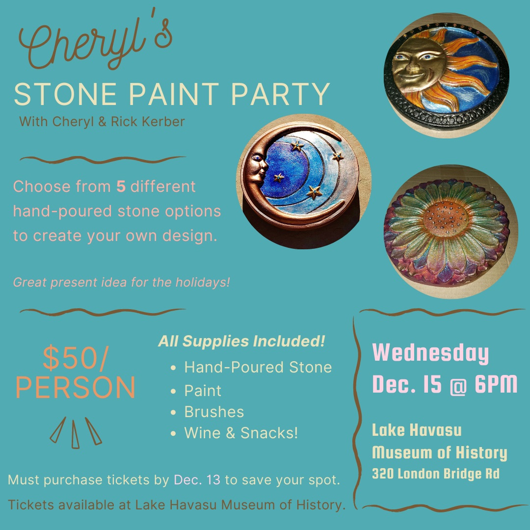 Cheryl’s Stone and Paint Party