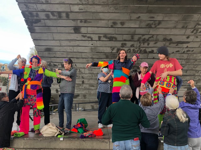 The Yarn Bomb Trio Takes The Concept To The Next Level